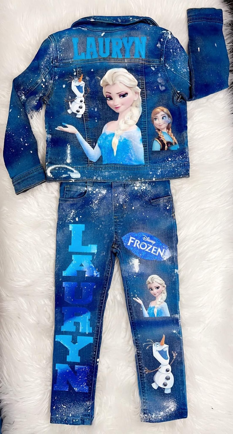 Frozen Custom Outfit, Custom Frozen Inspired Outfit, Custom Elsa Outfit ...