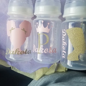 Baby Bottle Name Decals, Daycare Labels, Personalized Vinyl