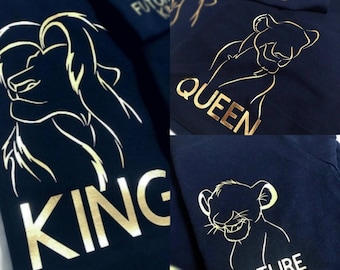 Lion King Family Shirt Set/Lion King Birthday Shirt