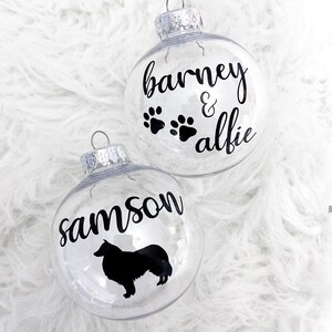 Dog Ornaments, Christmas Ornaments, Tree Decorations, Custom Puppy Ornaments