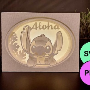 Boite lumineuse Stitch