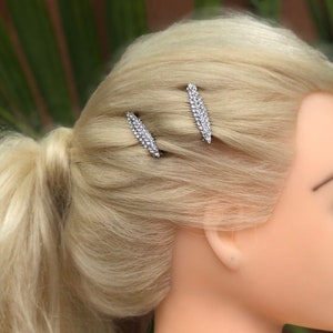 Magnetic Barrettes, Magnetic Hair Clips,Hair Barrettes For Fine Hair, Women Barrettes, Hair Clip For Women, Crystal barrettes