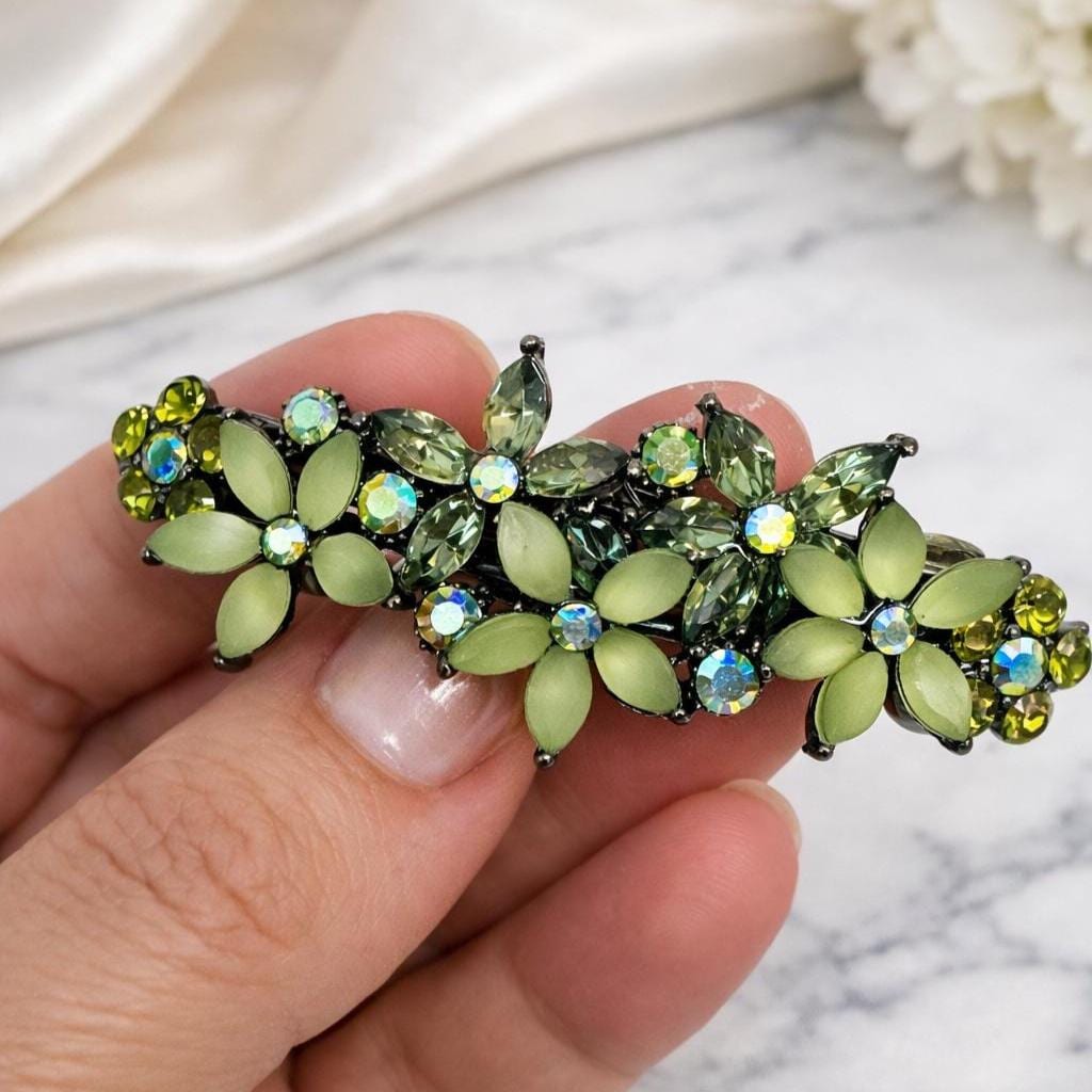ヘアピン　シルバー　ロゴ　女性　ヴィンテージ　バレッタ ヴィンテージバレッタ - Etsy 日本