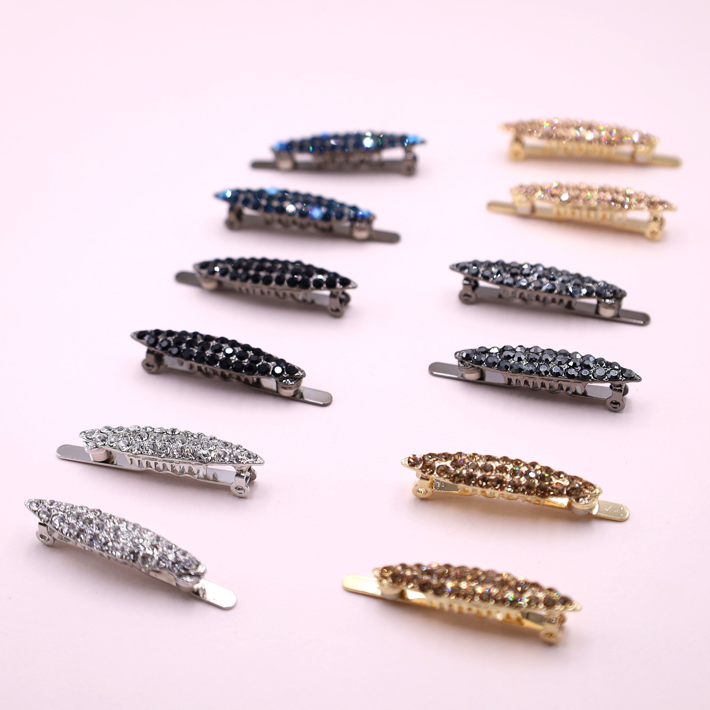 Black Gold Hair Clip Pin Women Fashion Classic Formal Casual Accessory Gift Stylish Gold Hair Clip Set for Effortless Elegance | Lady  main image 2