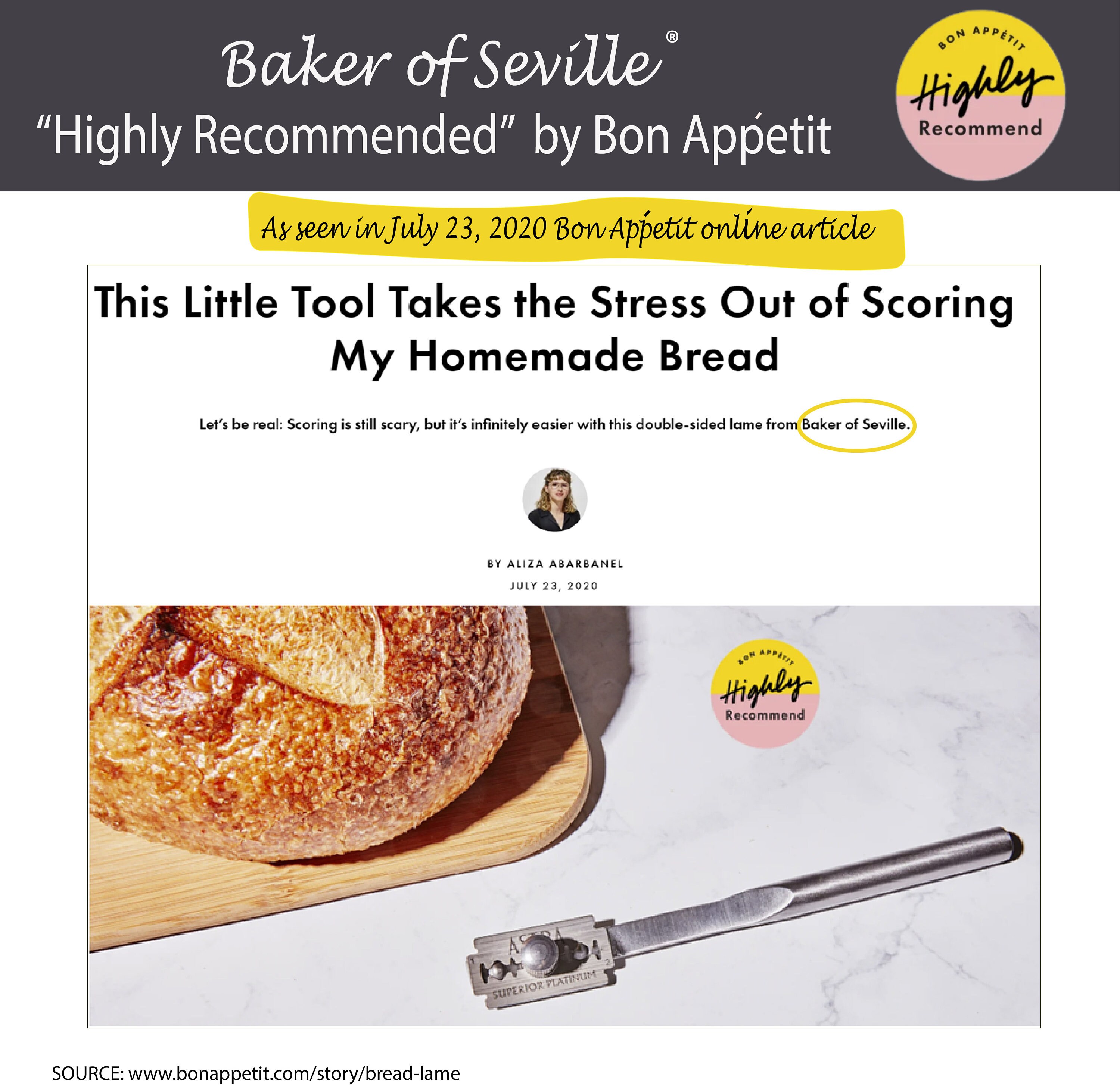 Baker of Seville Bread Lame Solid Stainless Steel Straight Etsy