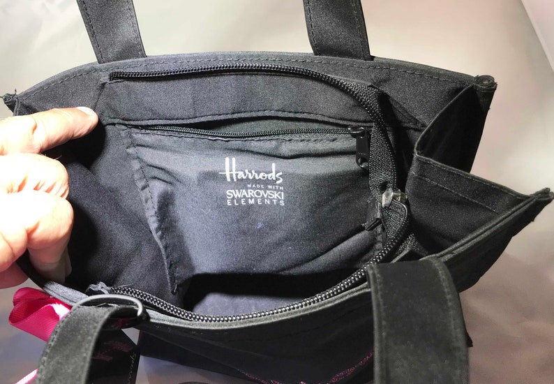 harrods pink tote bag