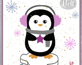 Plotterdatei - Pinguin Pingo