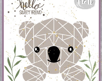 Plotterdatei - Koala Kim - GEO STYLE