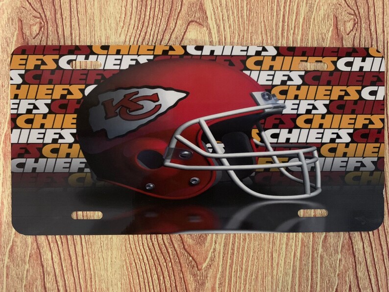 Kansas City Chiefs Vanity Plate / Lic Plates Etsy