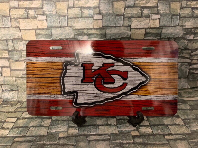 Kansas City Chiefs Vanity Plate / Lic Plates Etsy