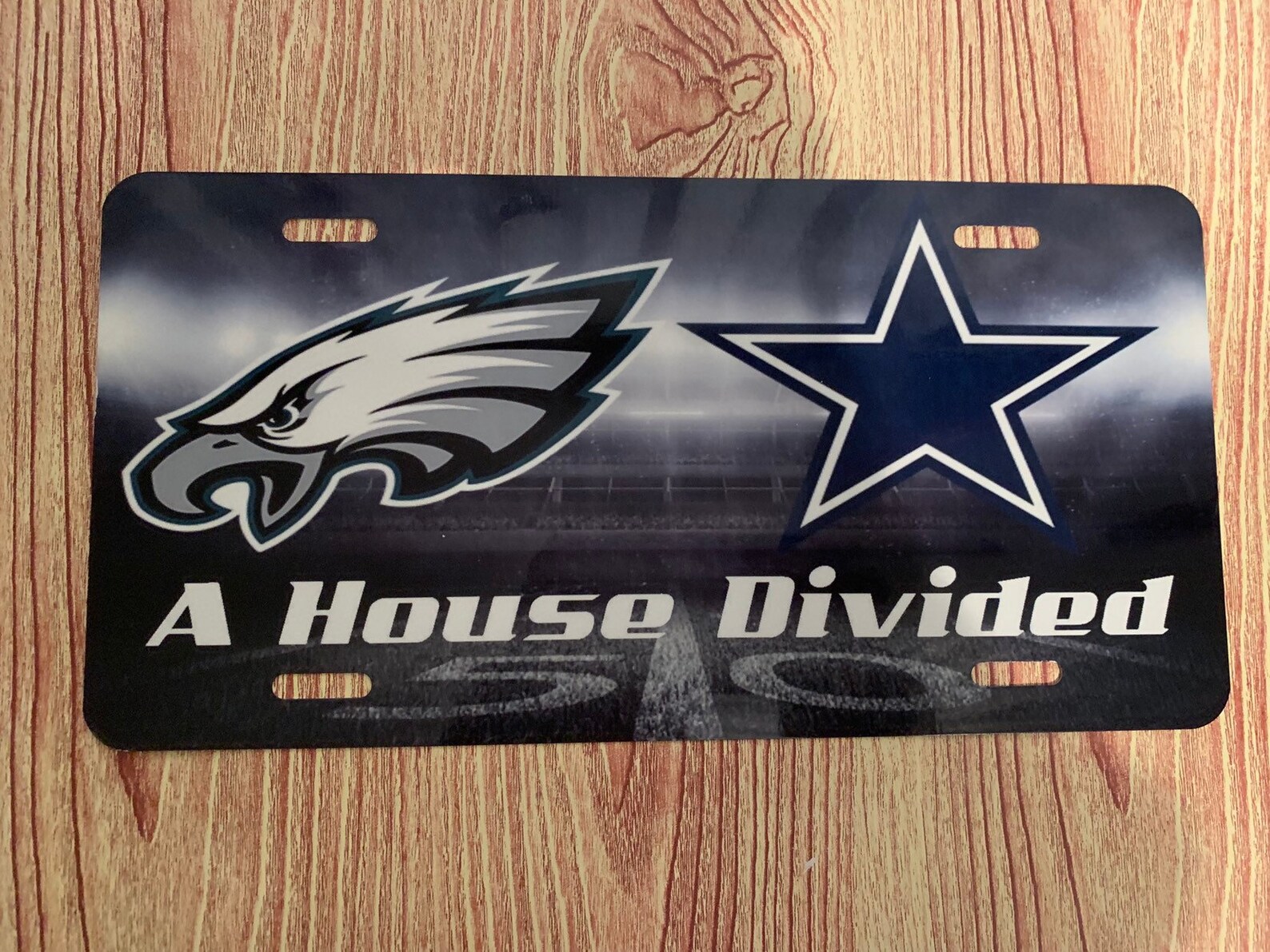 House Divided License plate customized with ANY TEAMS Etsy