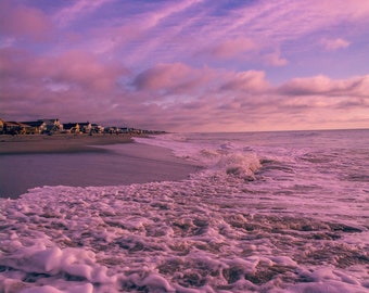 Photography Art Pawleys Island Seafoam After Sunrise Photo Art Print