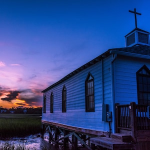 Digital Download Printable Wall Art Stock Images Pawley's Island SC Sunset