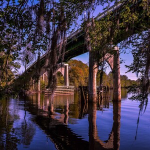 Summer Days Conway Riverwalk Photo Art Print