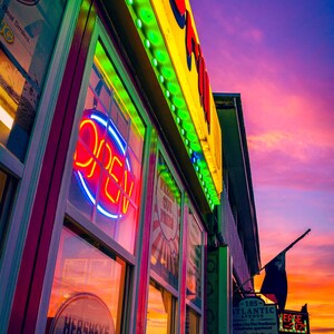 Digital Photography Art Home Decor Office Decor Seasonal Decor Neon Lights Ice Cream Garden City South Carolina