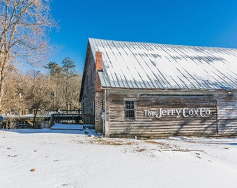Conway SC Jerry Cox Warehouse Print: Snowy Day