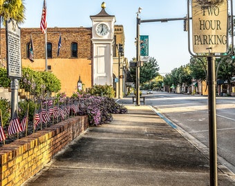 Conway South Carolina Historic Downtown Main Street Print