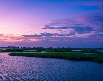 Photography Art Prints Murrells Inlet Blue Hour Sunrise