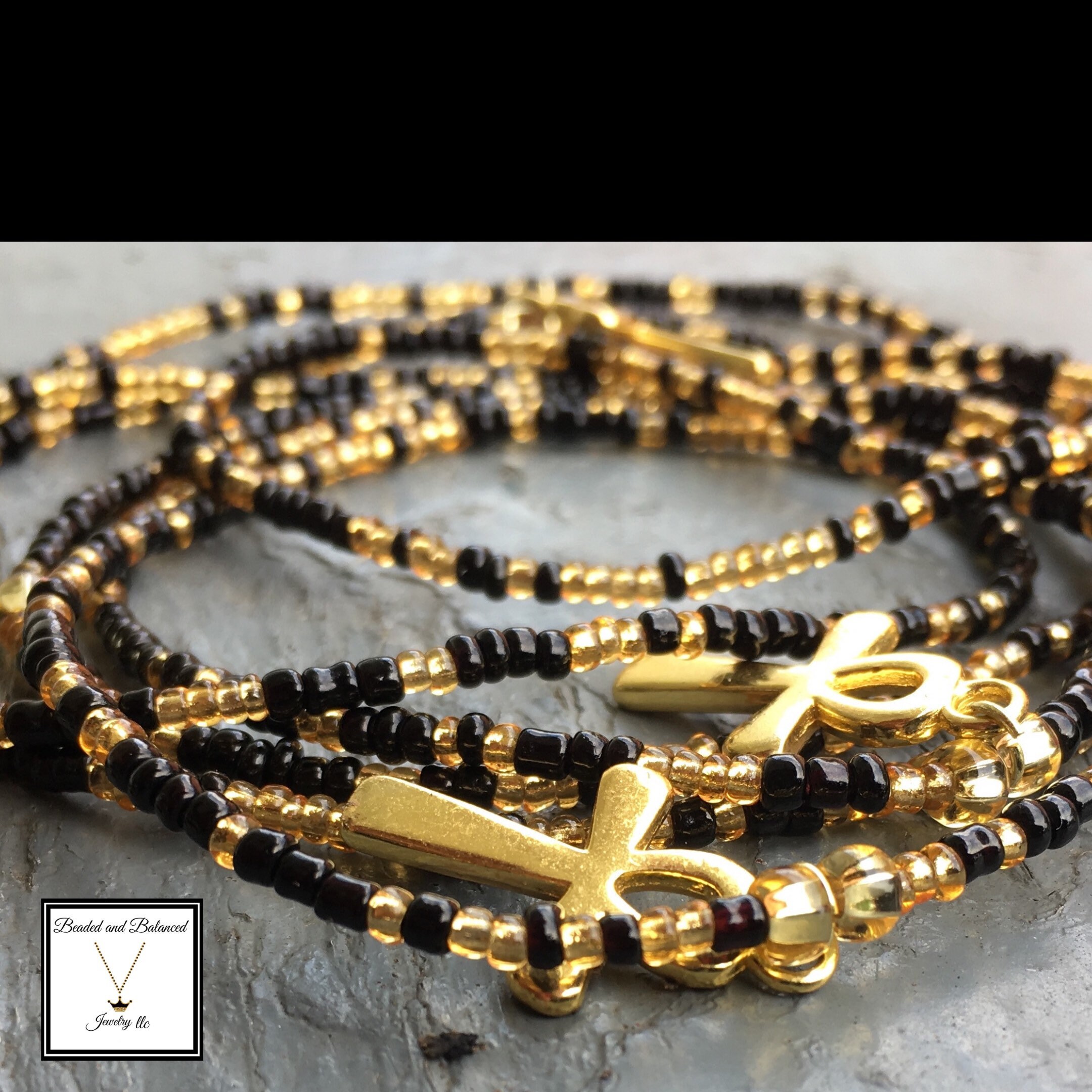 ankh waist beads