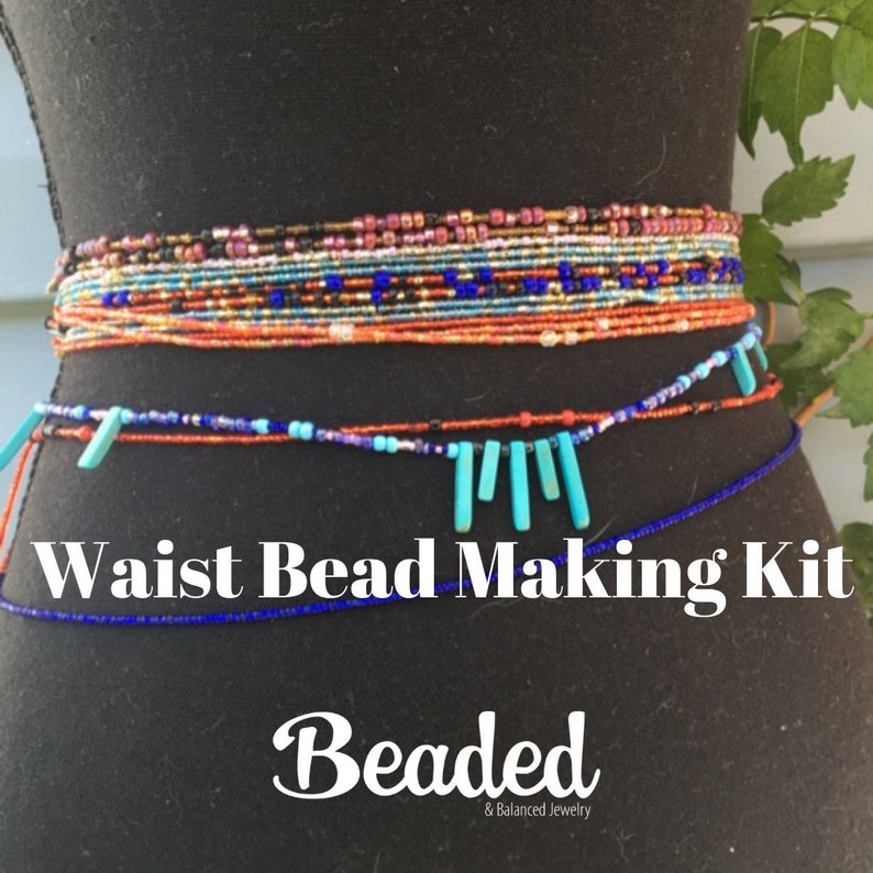 DIY Waist Beads Making Kit Crystal Waist Beads Waist Bead Etsy