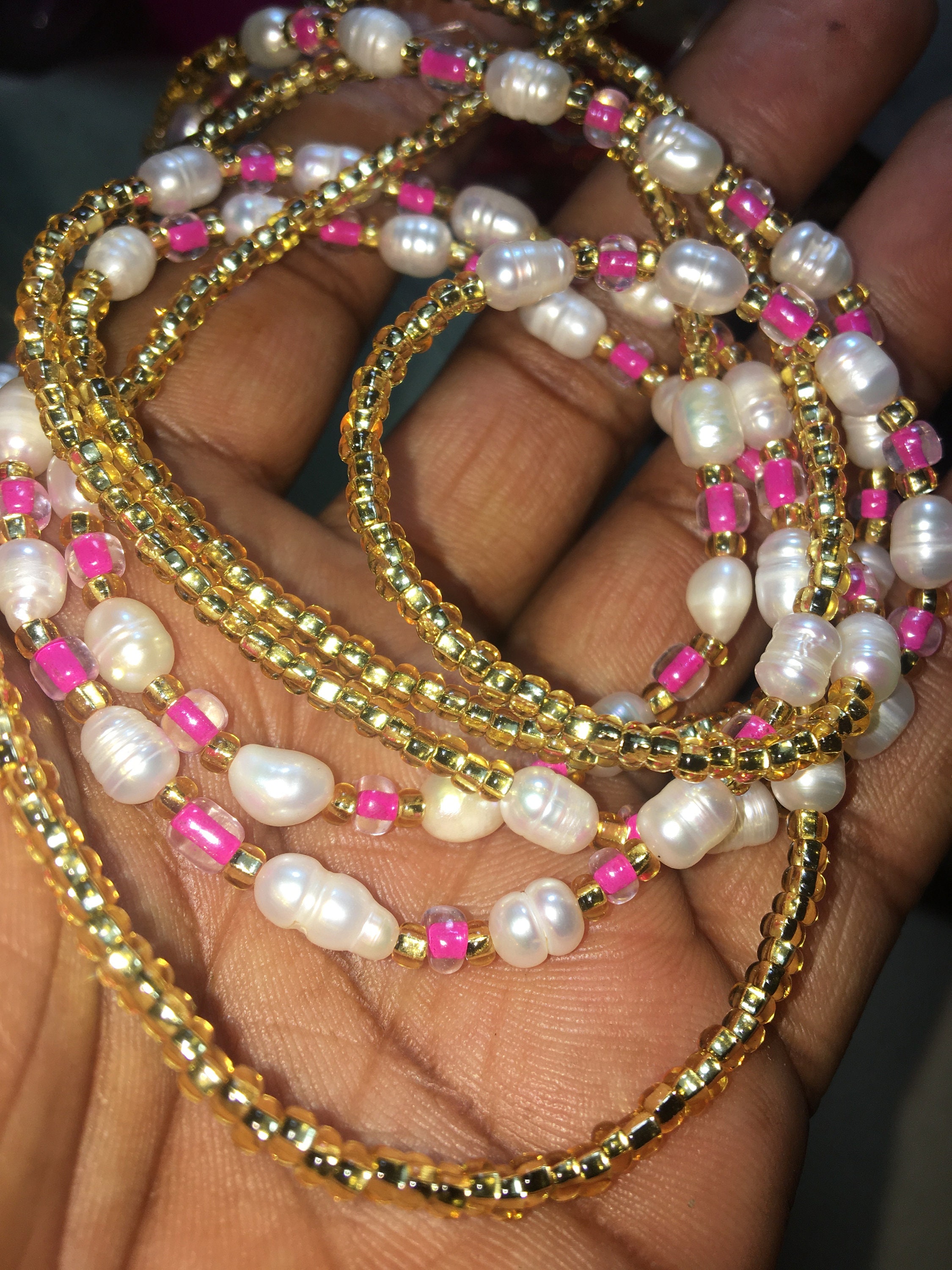 Pregnancy Waist Beads Clasped