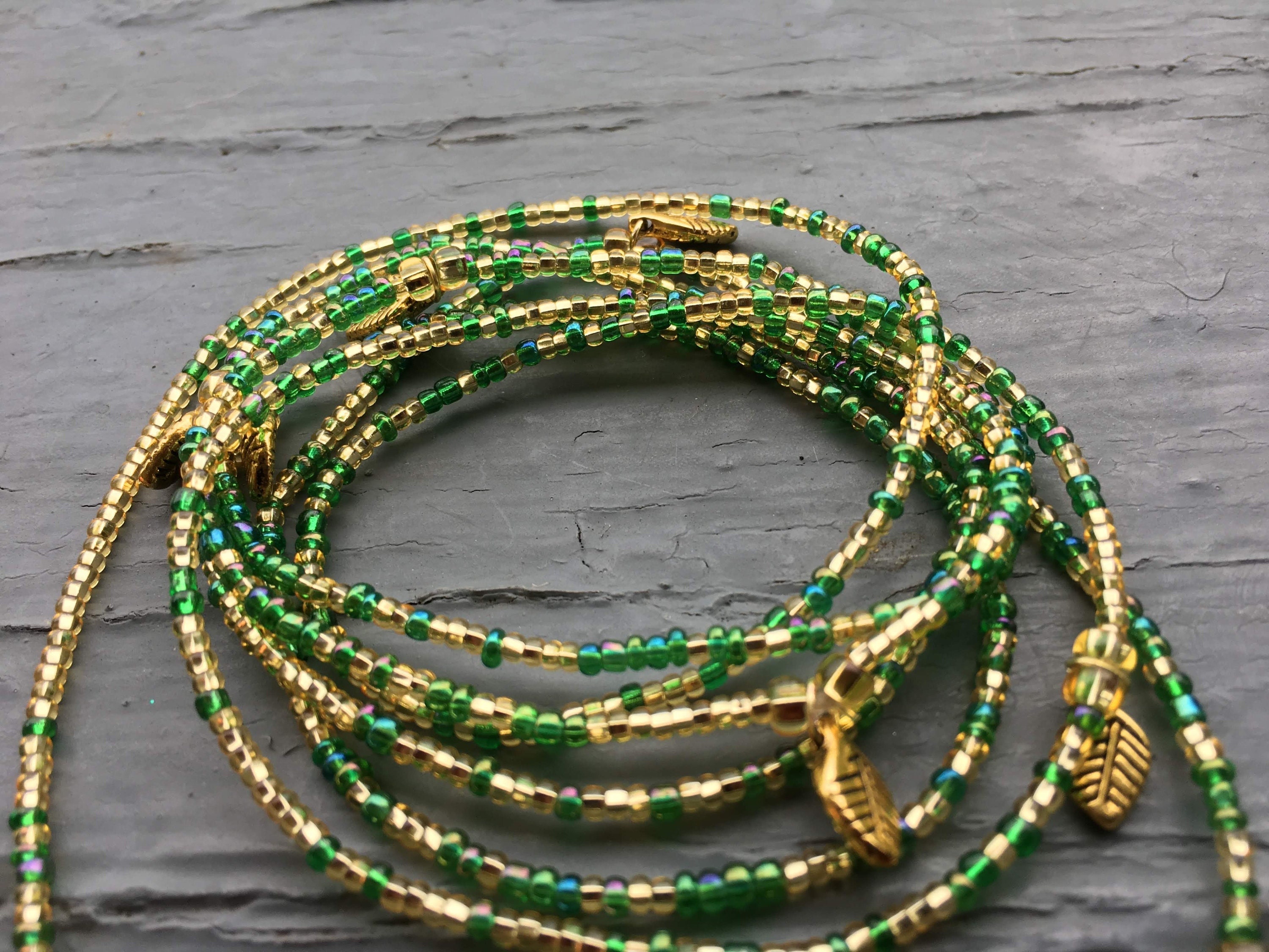 Gold Leaf Clay Beads 