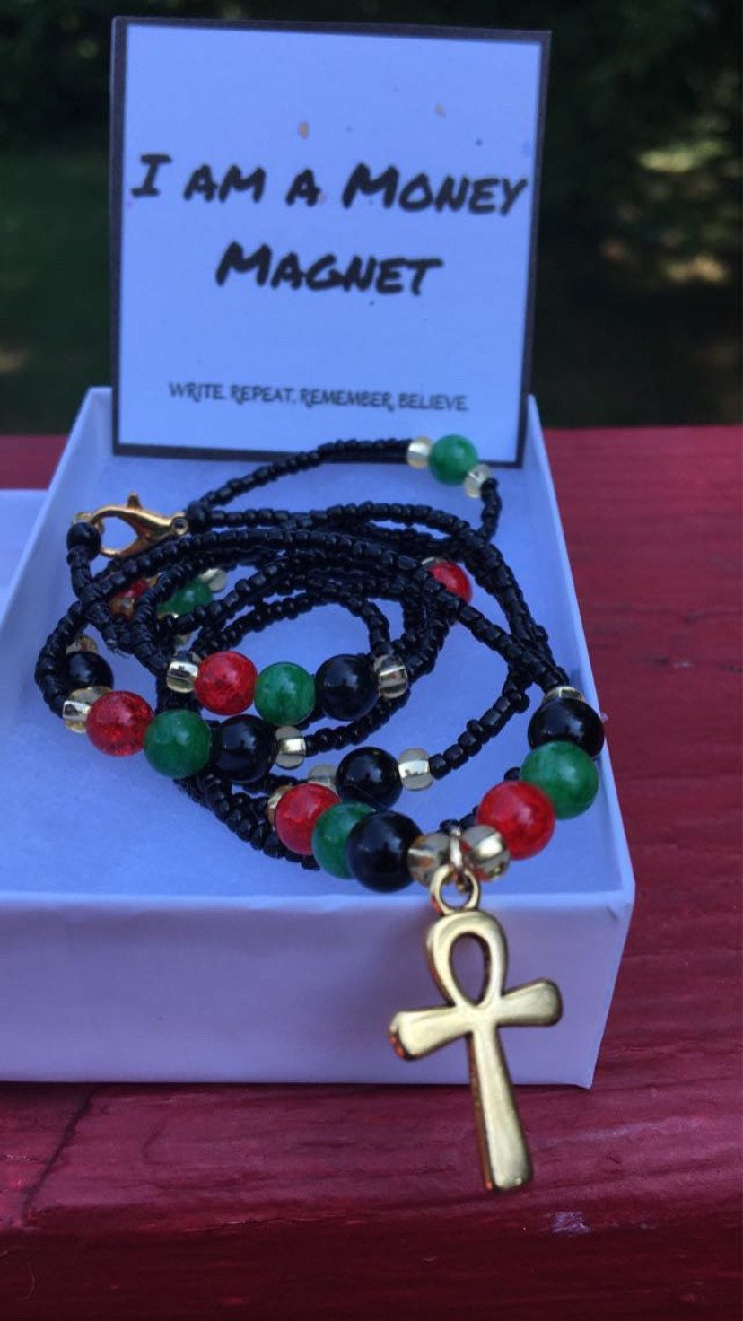ankh waist beads