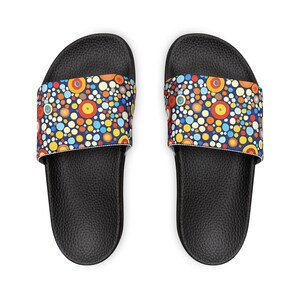 Colorful Women&#039;s Removable-Strap Sandals - Bohemian Style, Summer Footwear, Beach Gear, Vacation Slides, Trendy Comfort