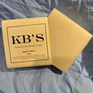 Apple Spice Handmade Cold Pressed Vegan Premium Soap