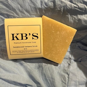 Sandalwood Verbena Handmade Vegan Cold Pressed Premium Soap