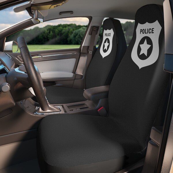 Car Seat Covers Police Etsy