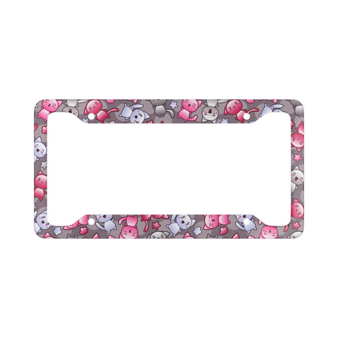 Kawaii License Plate Framenull