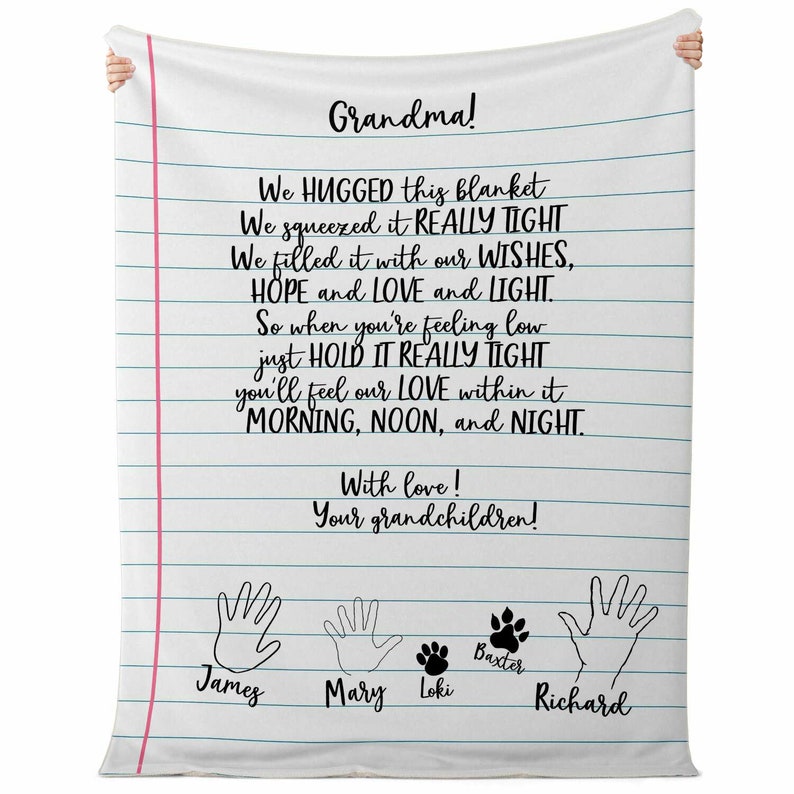 Love Letter Blanket Handwriting Blanket Custom Blanket Etsy