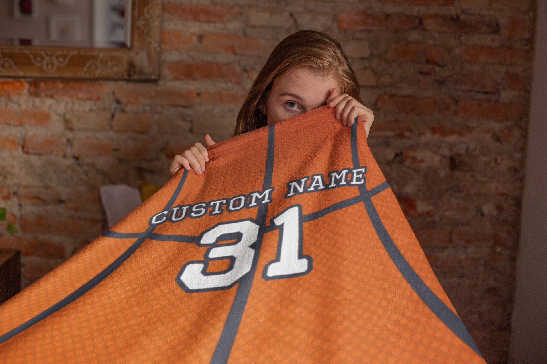 Personalized Basketball Fleece Sherpa Blanket Basketball Etsy Australia