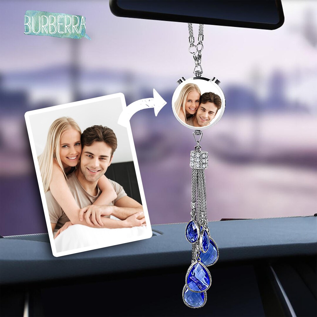 Custom Car Mirror Hanging Accessories Persnalized With Your Etsy