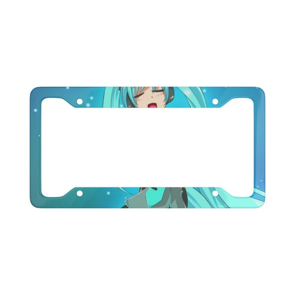 Anime License Plate Frame Etsy