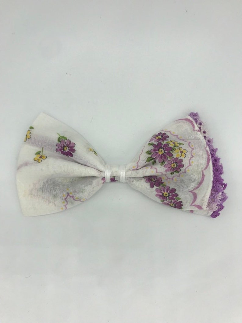 Vintage hankie bows