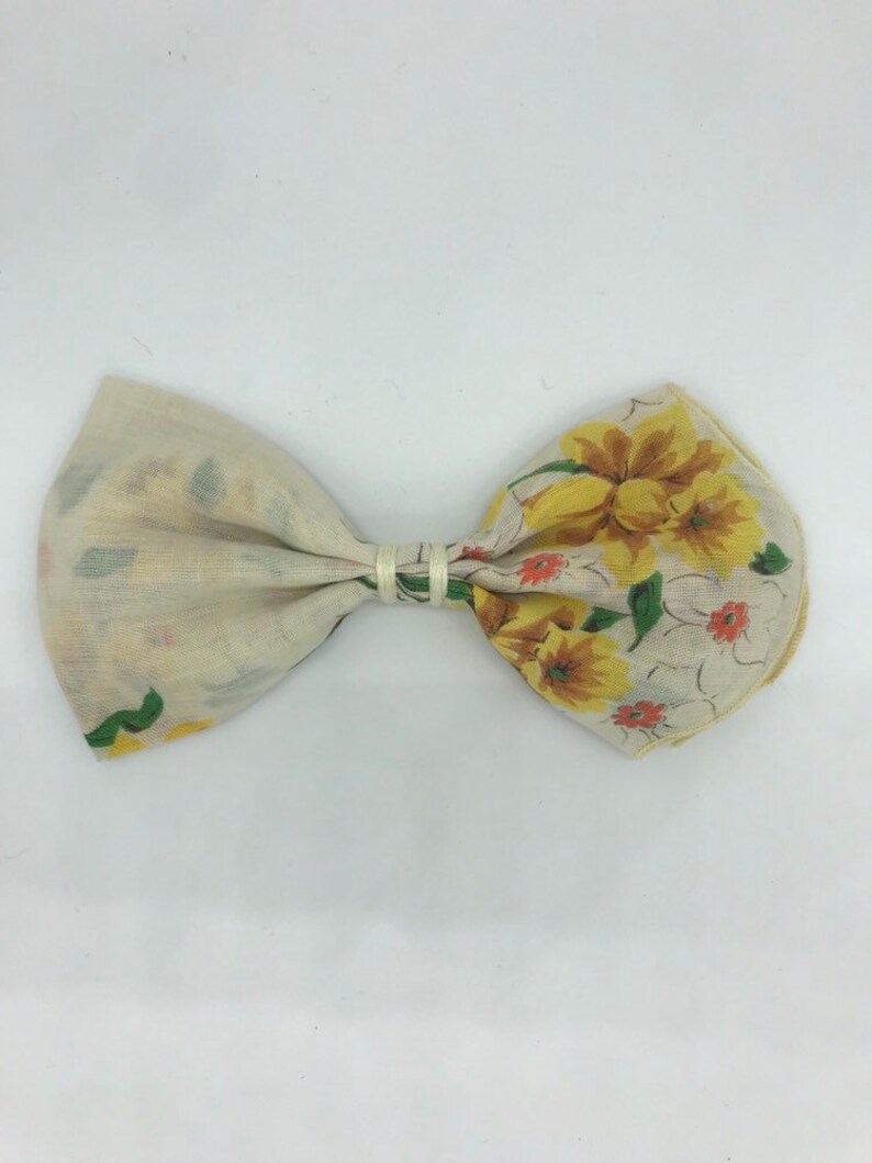 Vintage hankie bows
