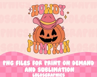 Howdy Pumpkin Halloween SVG Design, Western Halloween Ghost SVG, Country Halloween SVGs