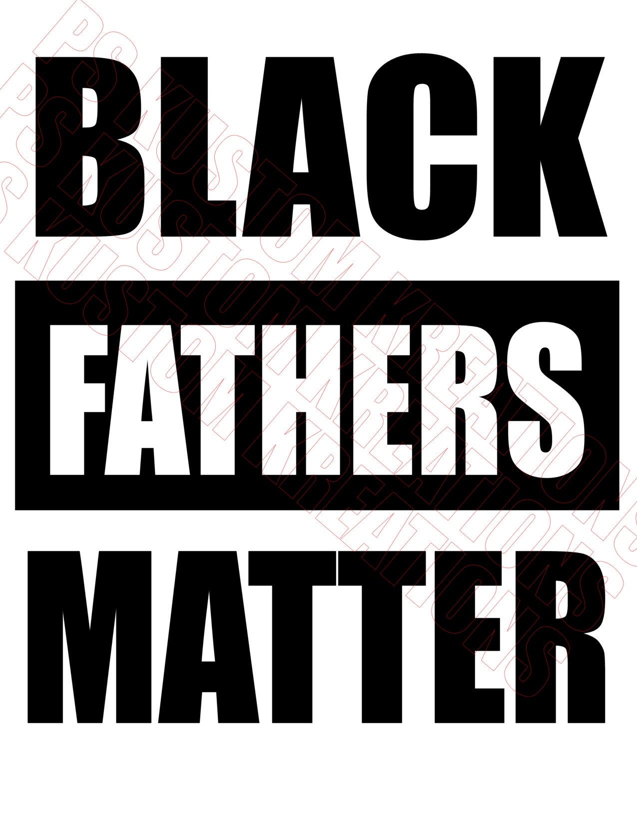 Ps Black Fathers Matter Svg Png Etsy