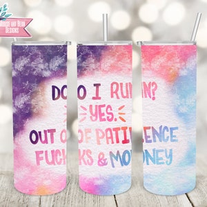 Est-ce que je cours? Pastels Tumbler Wrap