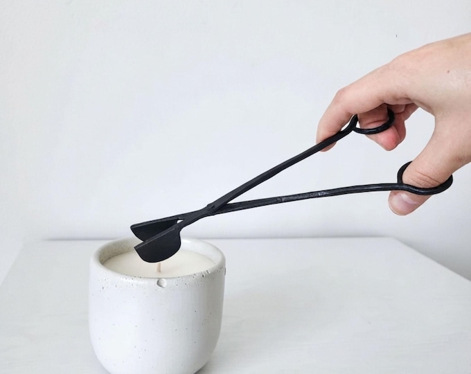 Forged Iron Candle Snuffer: Scissor Pinching Style