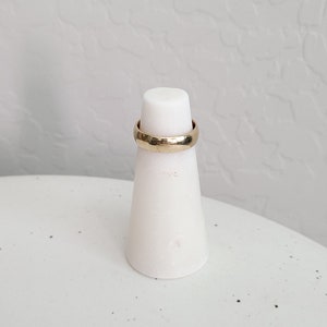 Mens Ring Holder, Mens Jewelry Display, Marble Ring Holder, Marble Cone Ring Holder, Mens Wedding Band Ring Holder
