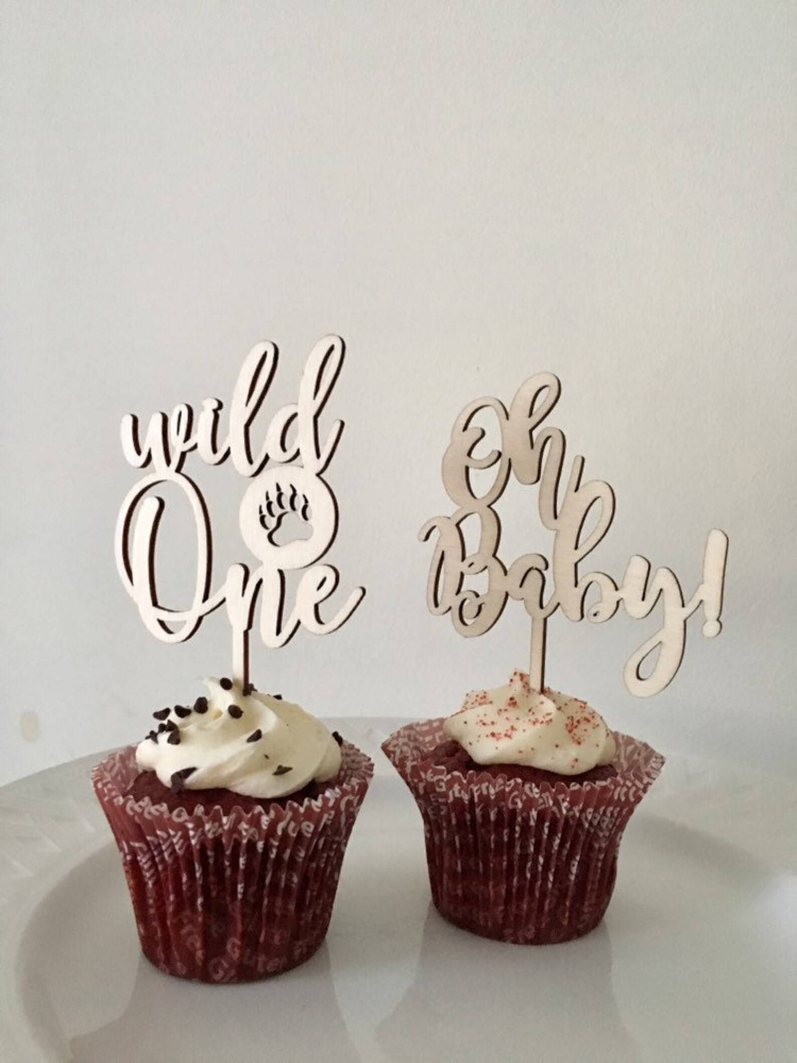 Oh Baby Cupcake Toppers Cupcake Toppers Baby Shower Cupcake Etsy