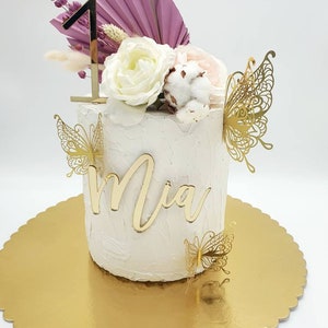 Script Wording Name Cake Charm Mirror Acrylic, Cake Name Plate, Cake Writing, Cake Name