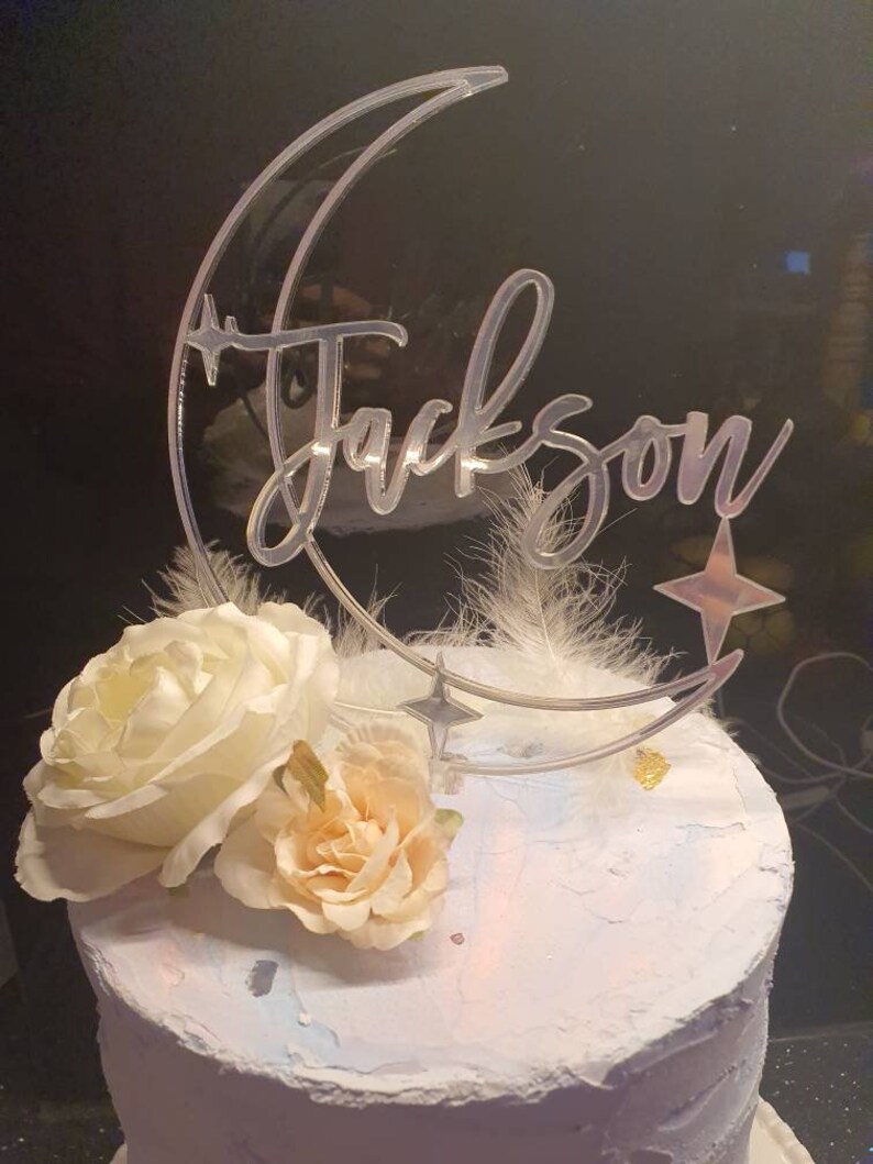 Celestial Birthday Cake Topper Custom First Birthday Cake Etsy Canada