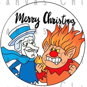 TEMPLATE: Miser Brothers Christmas Door Hanger Template