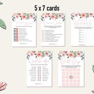 Printable Bridal Shower Games Instant Download Bridal Shower Party ...