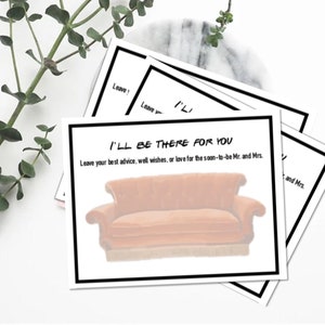 Friends Themed DIGITAL DOWNLOAD Brautparty-Beratungskarten | Freunde TV-Show Brautparty | Freunde Themenhochzeit