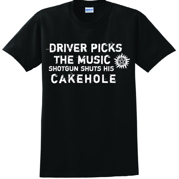 Supernatural Driver Picks The Music Nero - Abbigliamento T Supernatural Driver Picks The Music Nero - Abbigliamento T